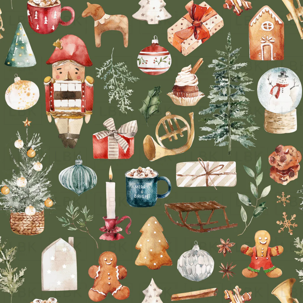 Christmas Wonder on Green