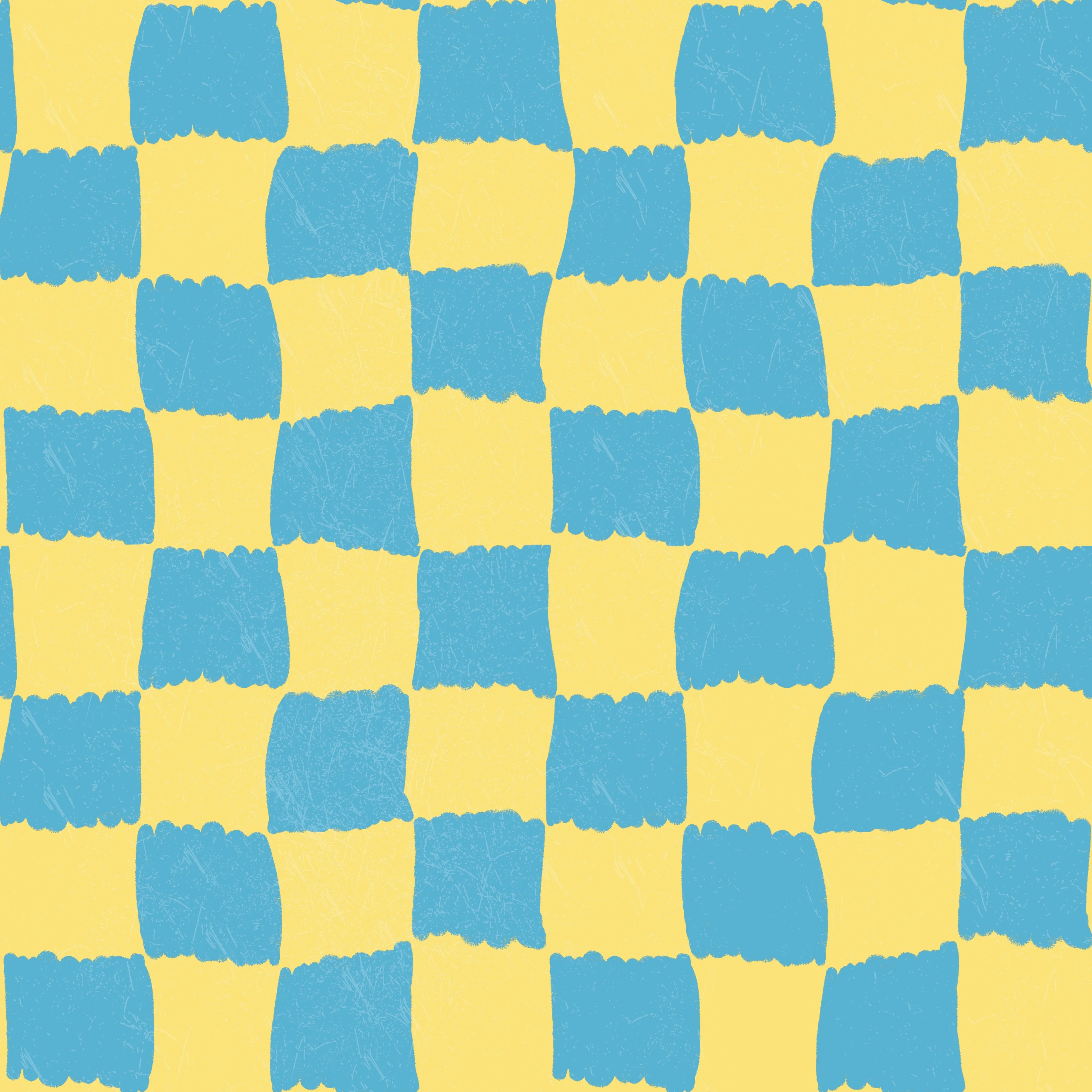 Coastal clubhouse check blue and yellow