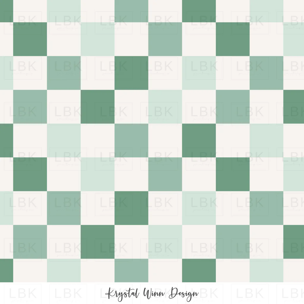 Bee Mine Checkered Mint
