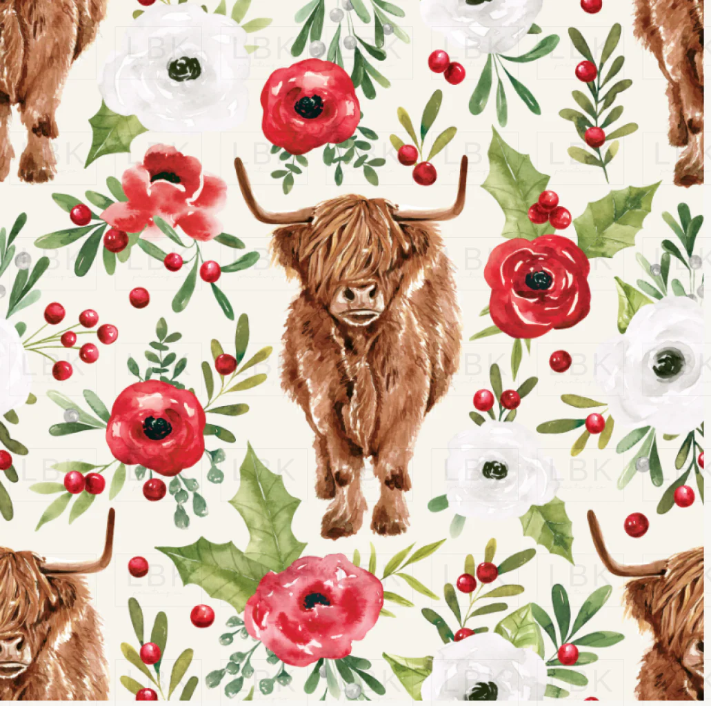 Holly and Pine Highland Floral Cream