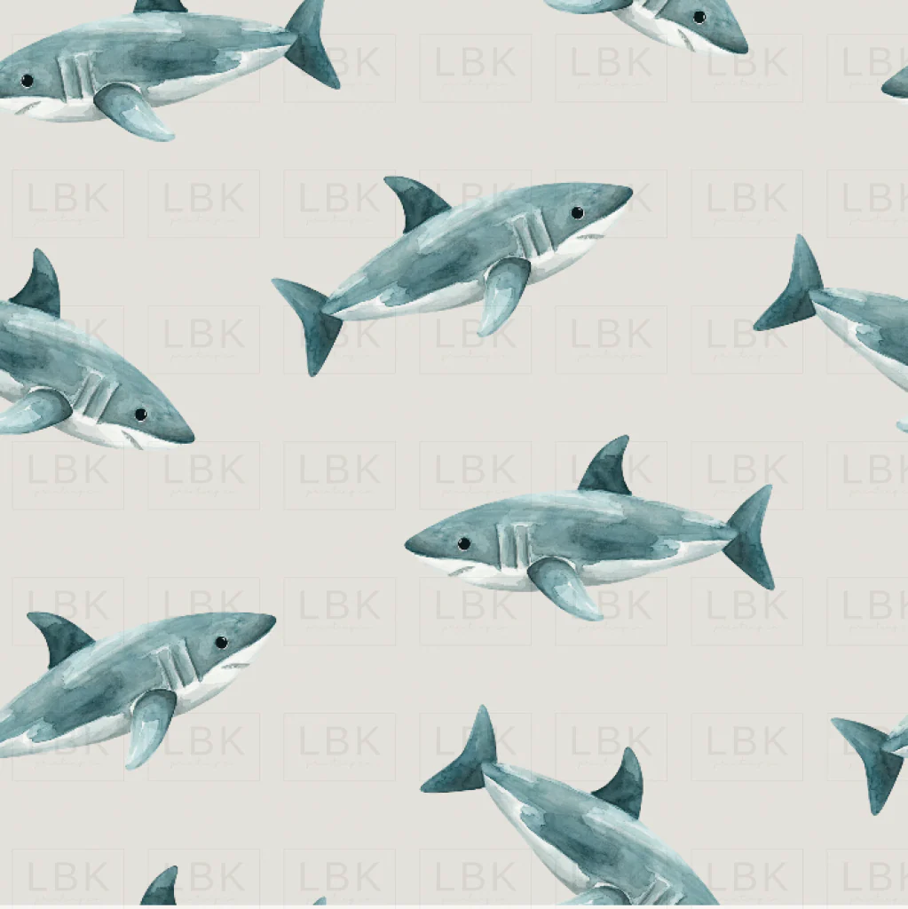 Pirates Ahoy Sharks Taupe