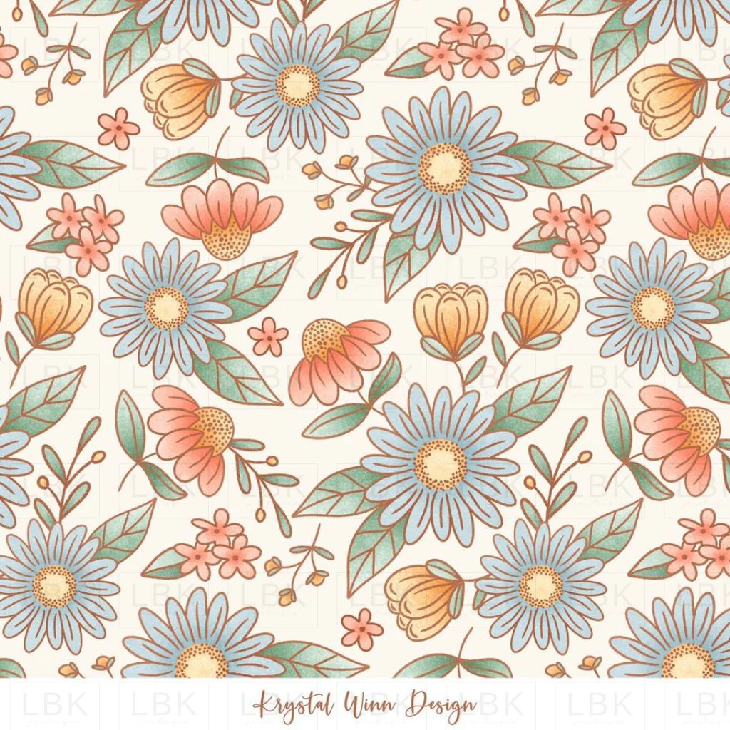 Cottontail Floral Cream
