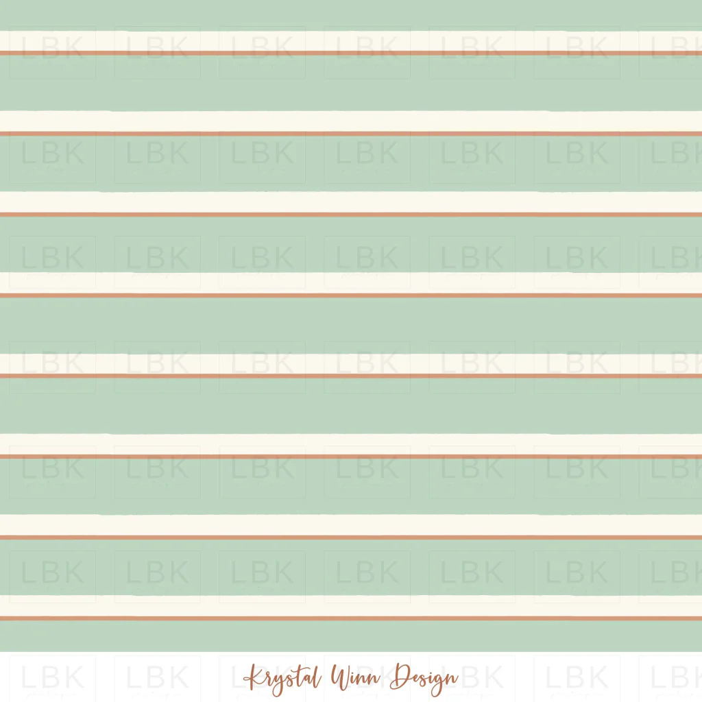 Cottontail Stripe Green