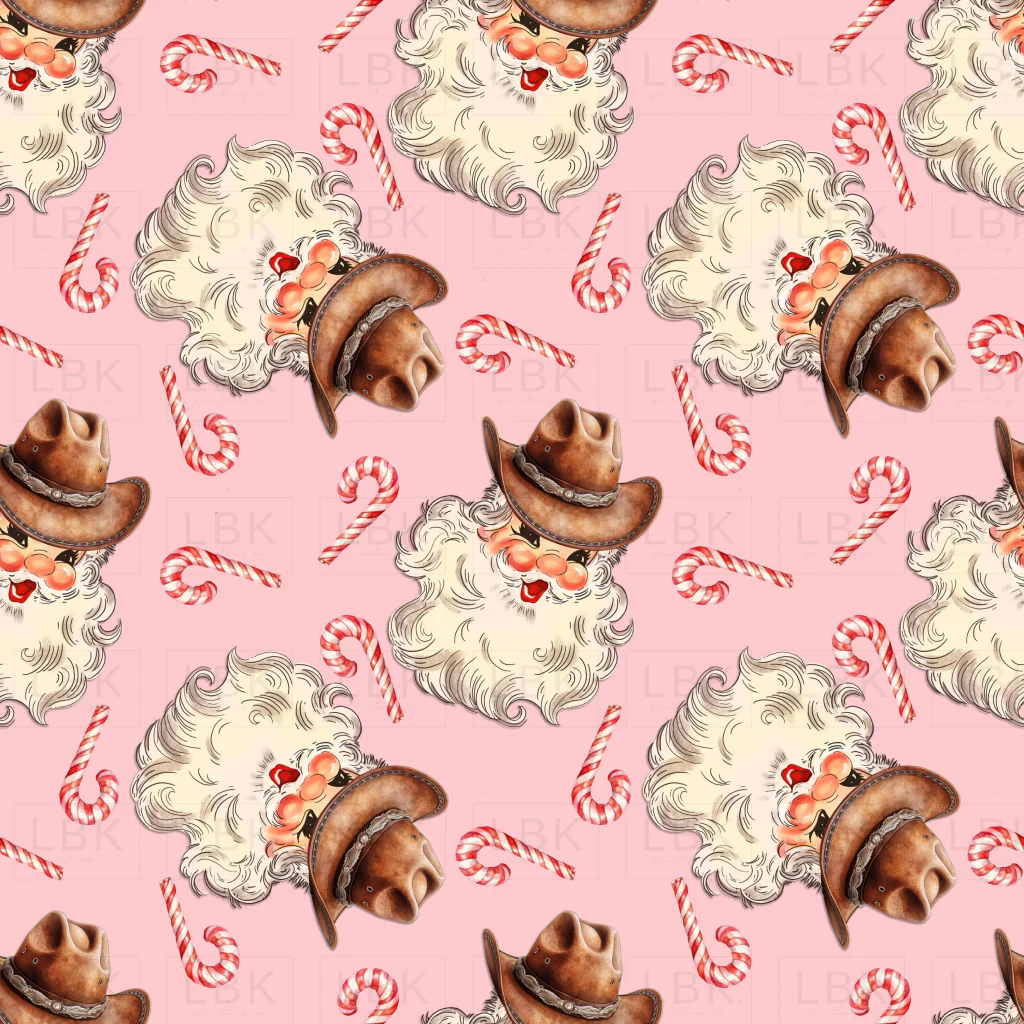 cowboy christmas pink