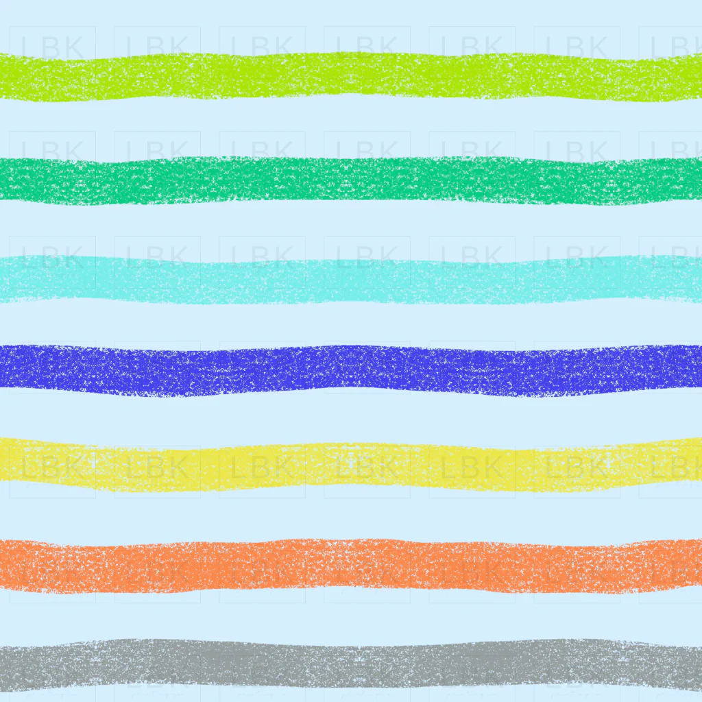 Crayon multi stripe light blue