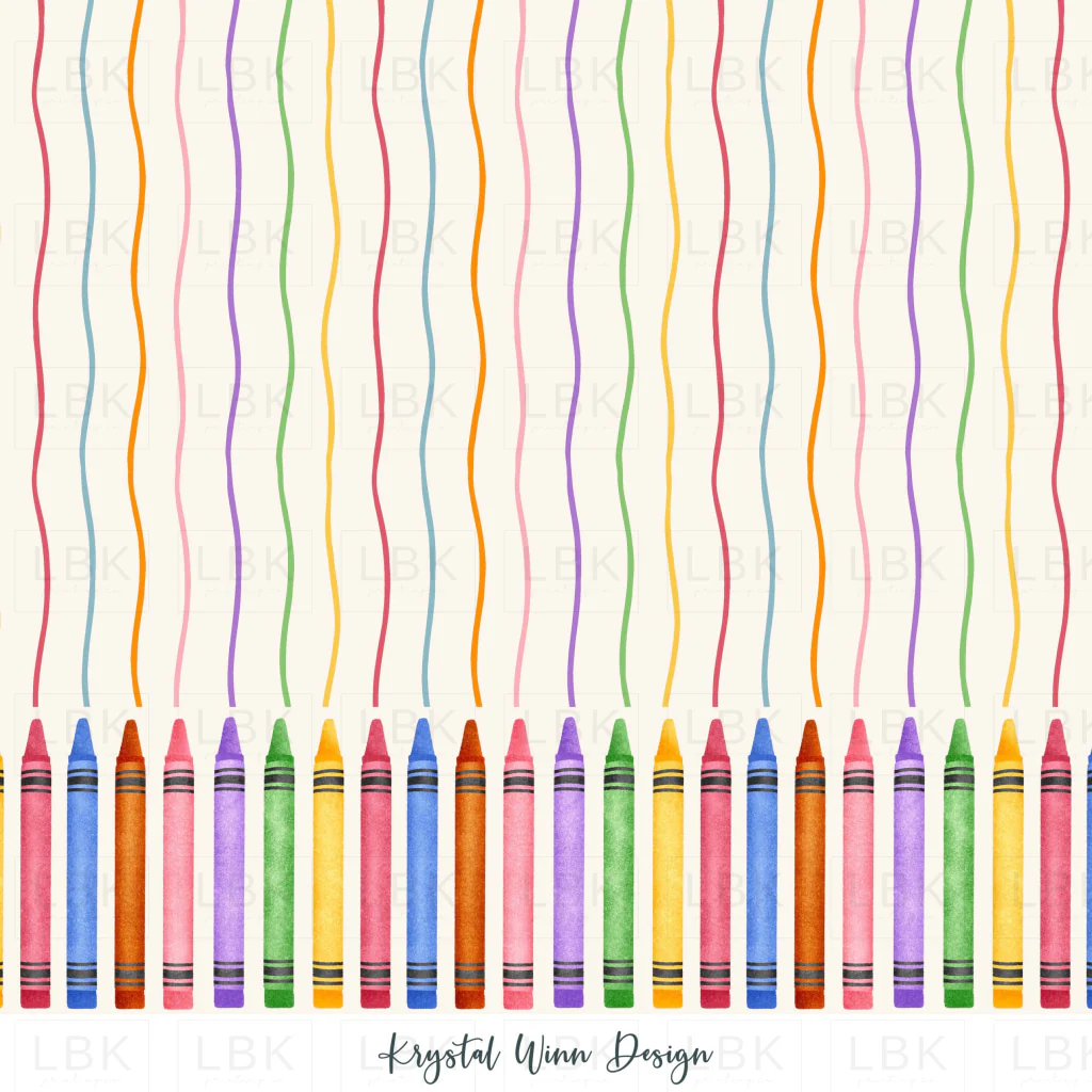 Crayon Stripe Single Border - Image 2