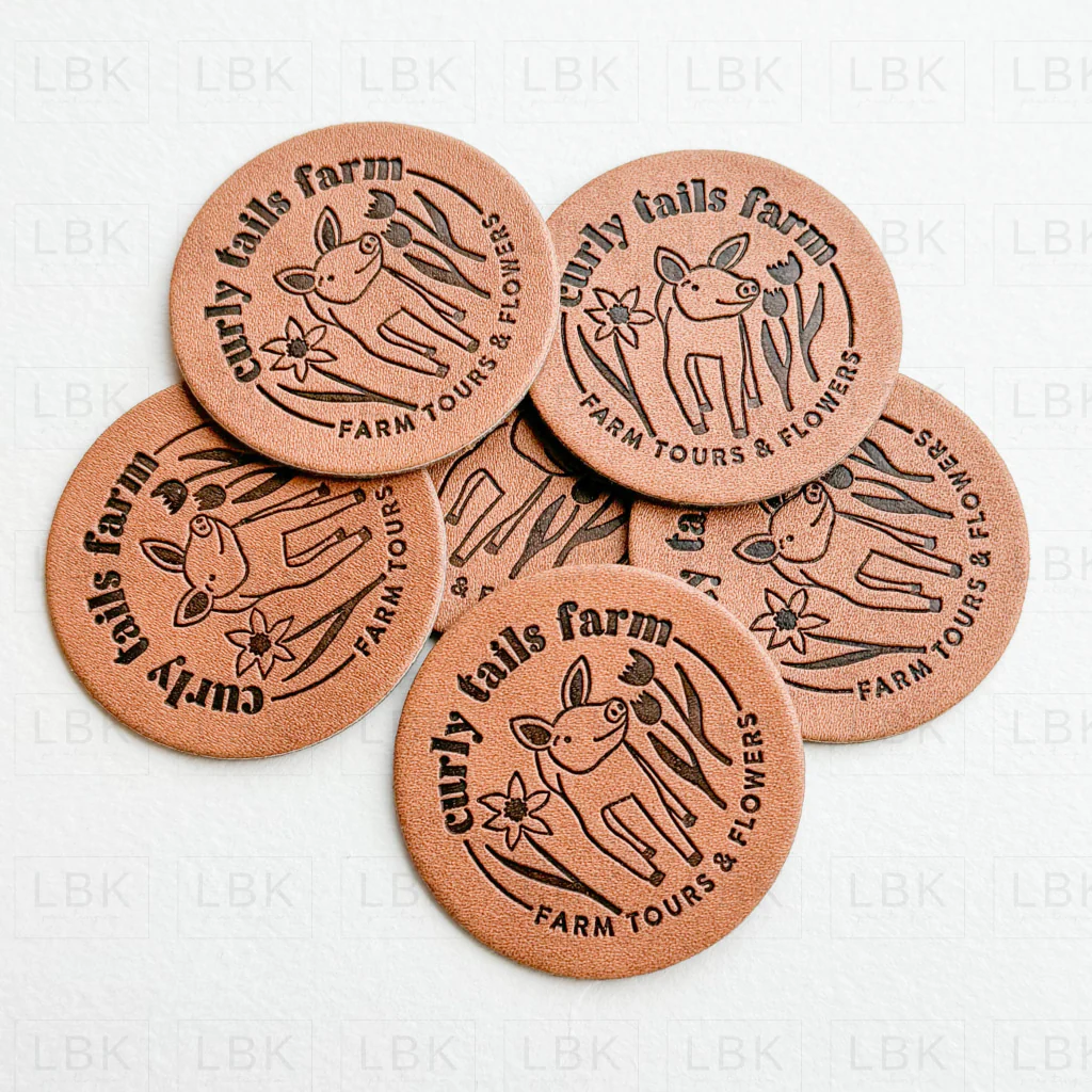 Curly Tail Faux Leather Patch