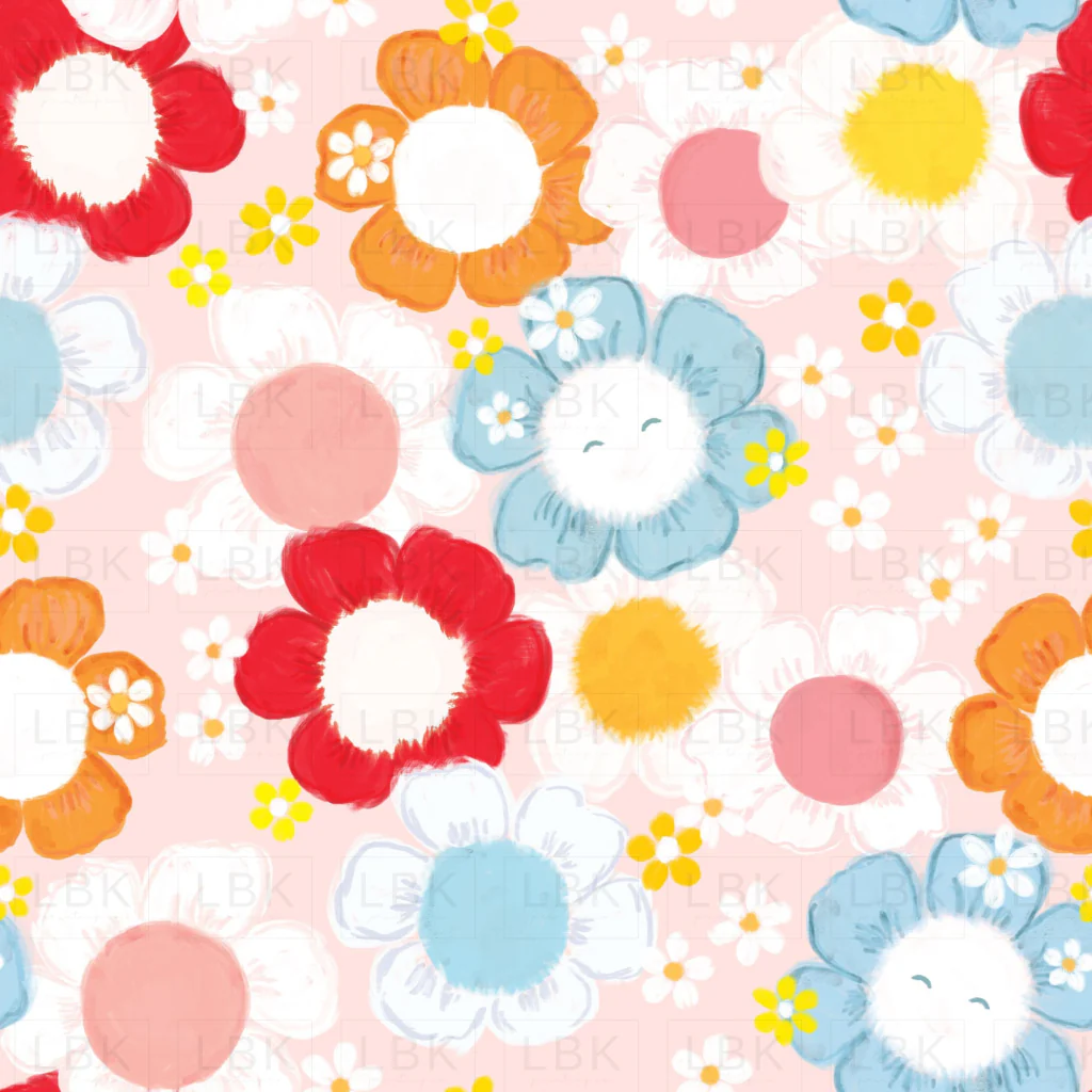 Daisy Bouquet On pink