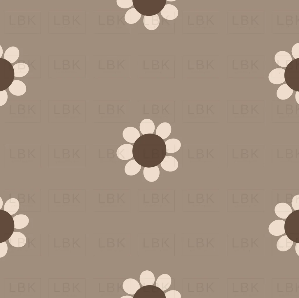 daisy fun on brown