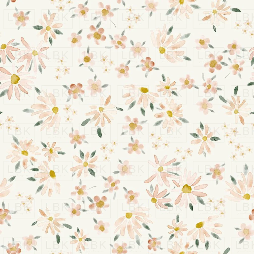 dancing daisies - soft white