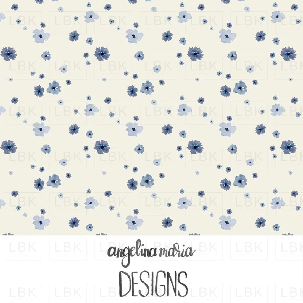 Delicate Dancing Flowers Cream