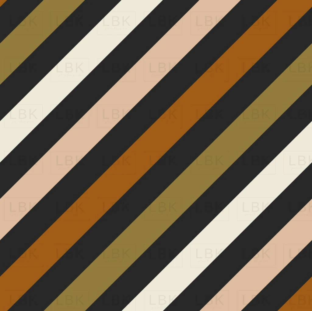 Diagonal Thick Stripes on Charcoal Black