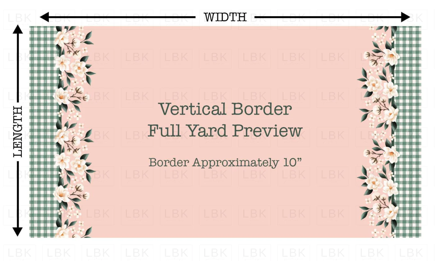 down south magnolia border vertical yard.