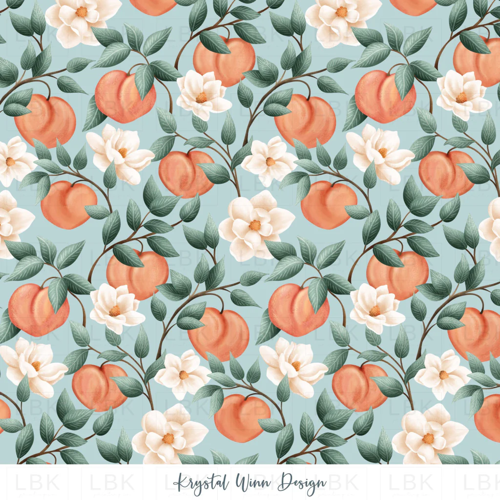 down south peaches sky