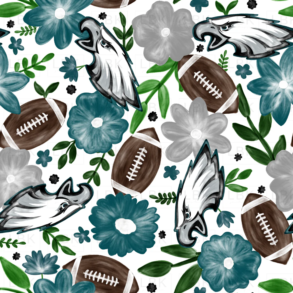Eagles Floral Watercolor