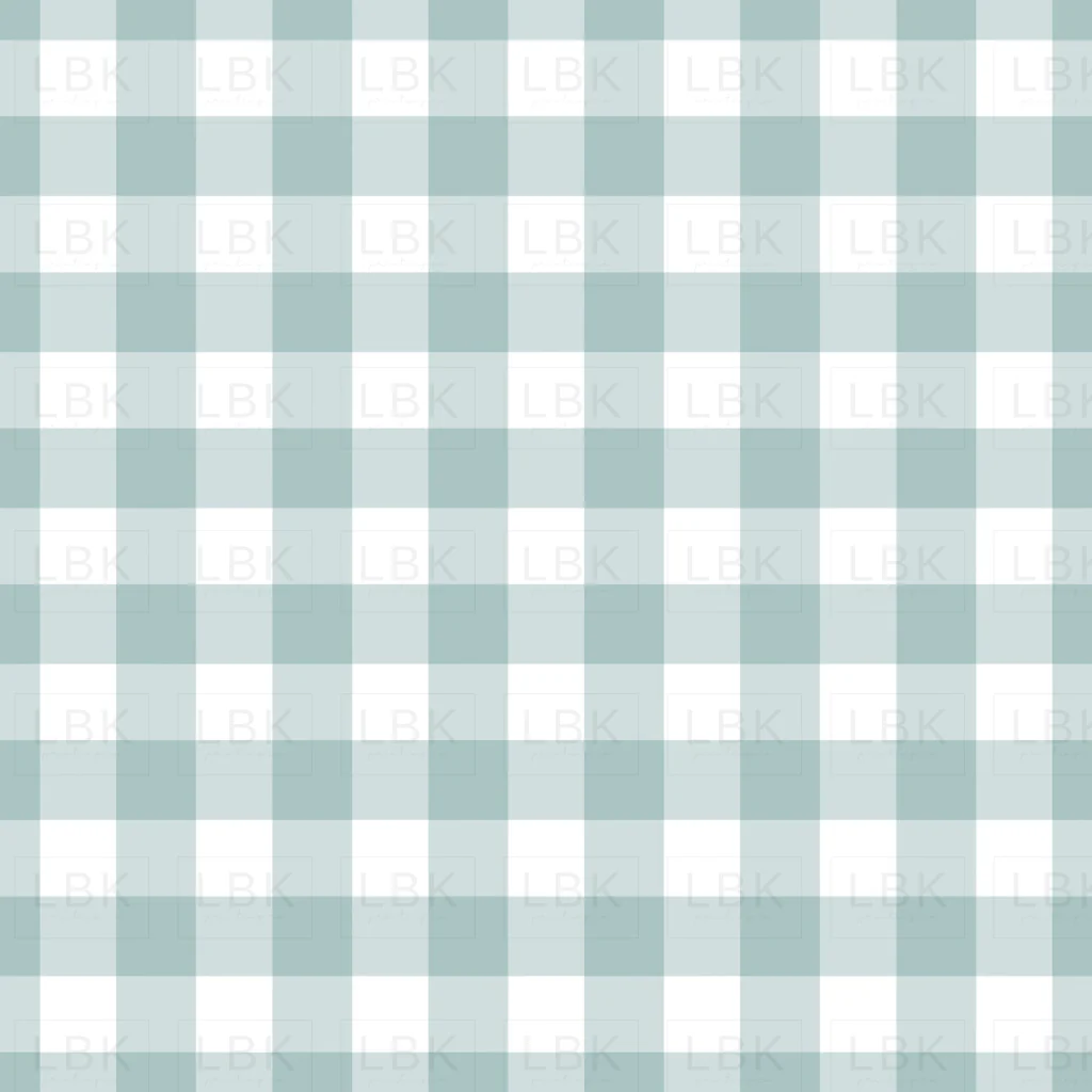 Easter Bunny Light Blue Gingham