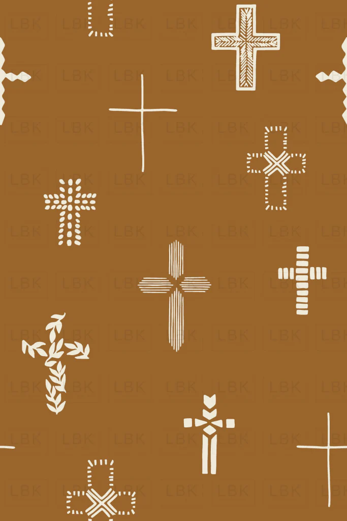 Easter Cross in Brown