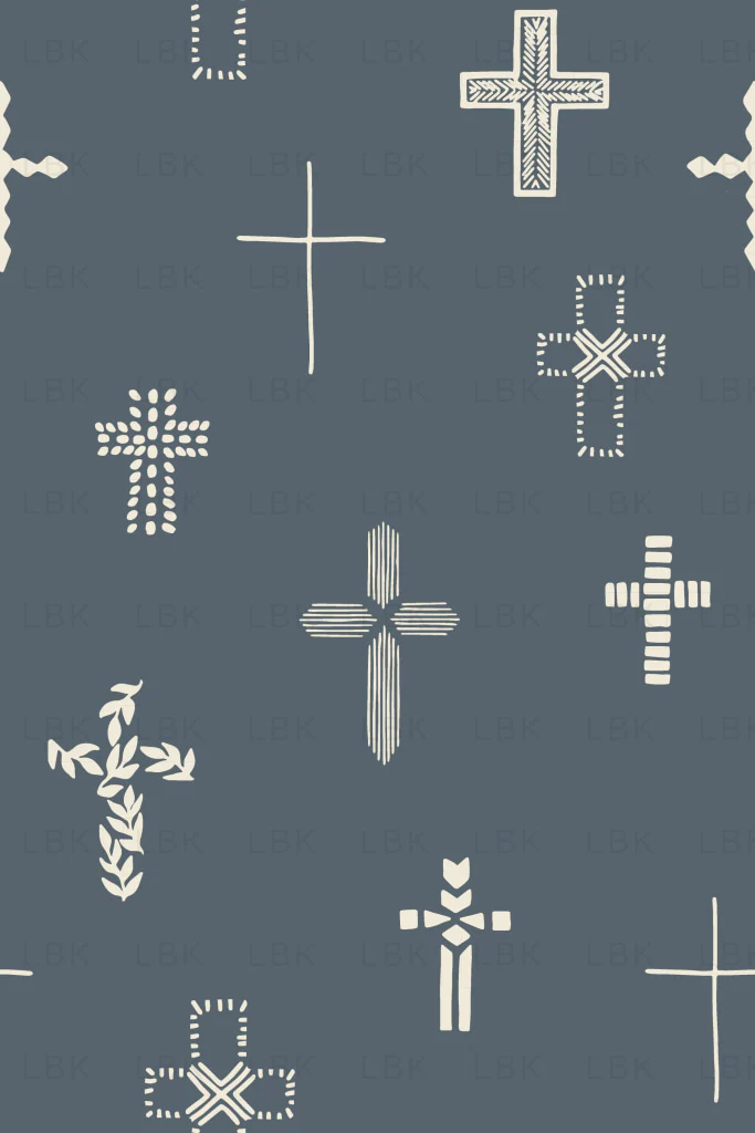 Easter Cross in Dark Blue