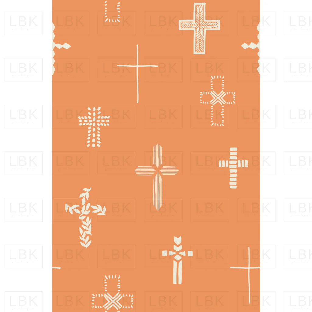 Easter Cross in Papaya