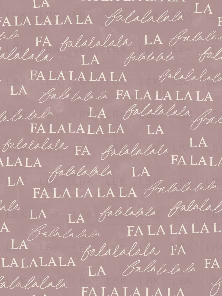 Falalala on Dusty Lavender