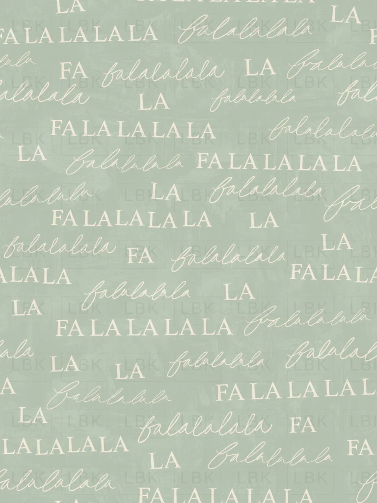 Falalala on Mint Green