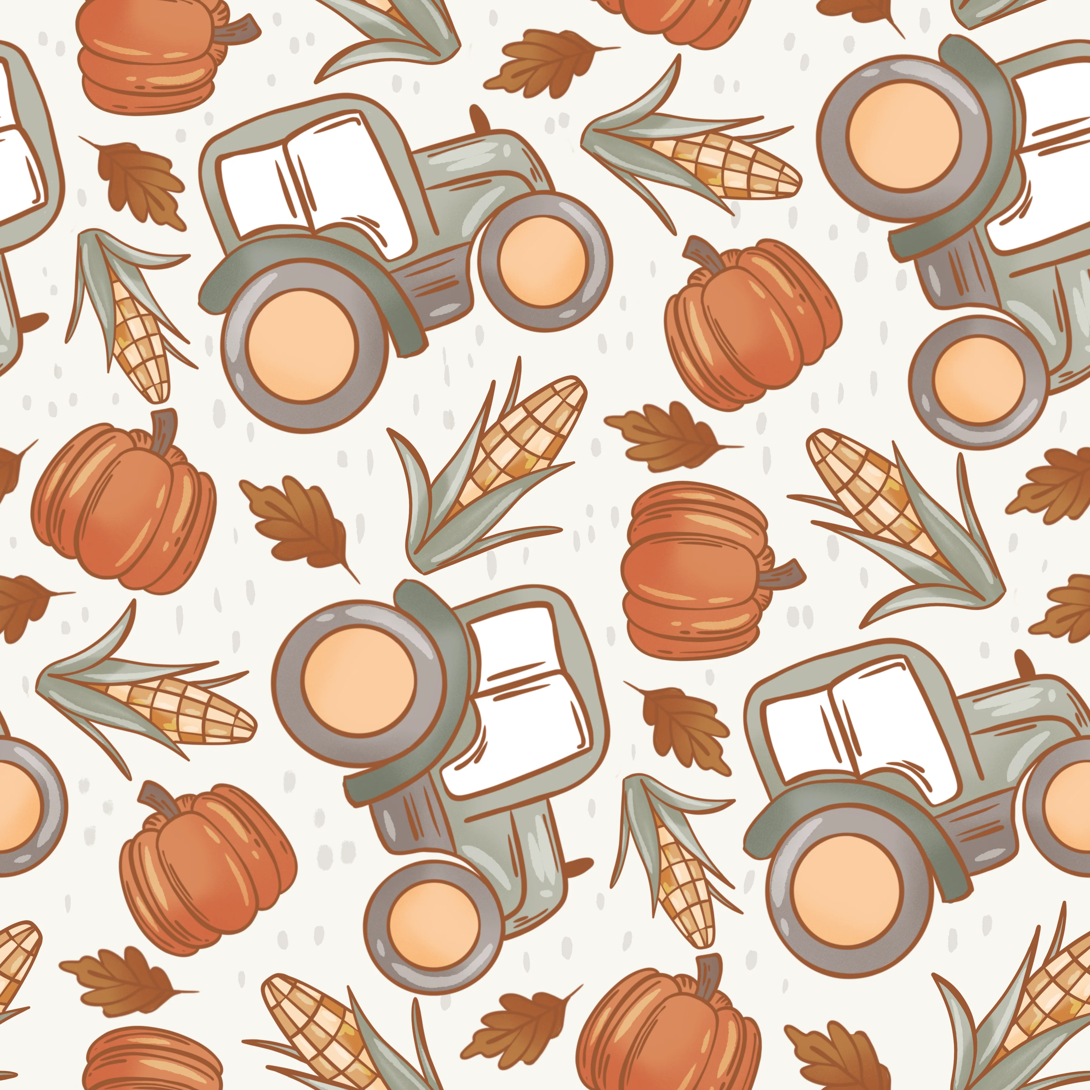 Fall Tractor