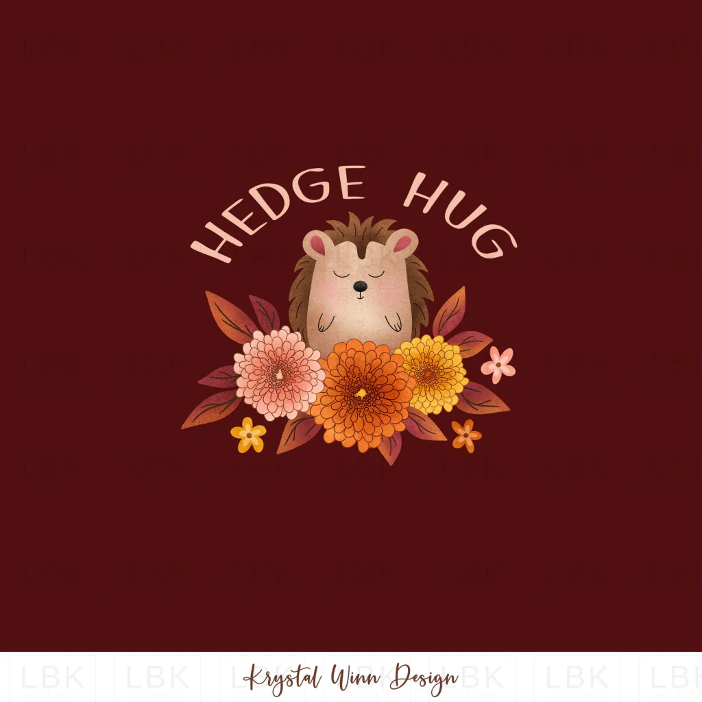 Fall Y'all Panel- Hedge Hug