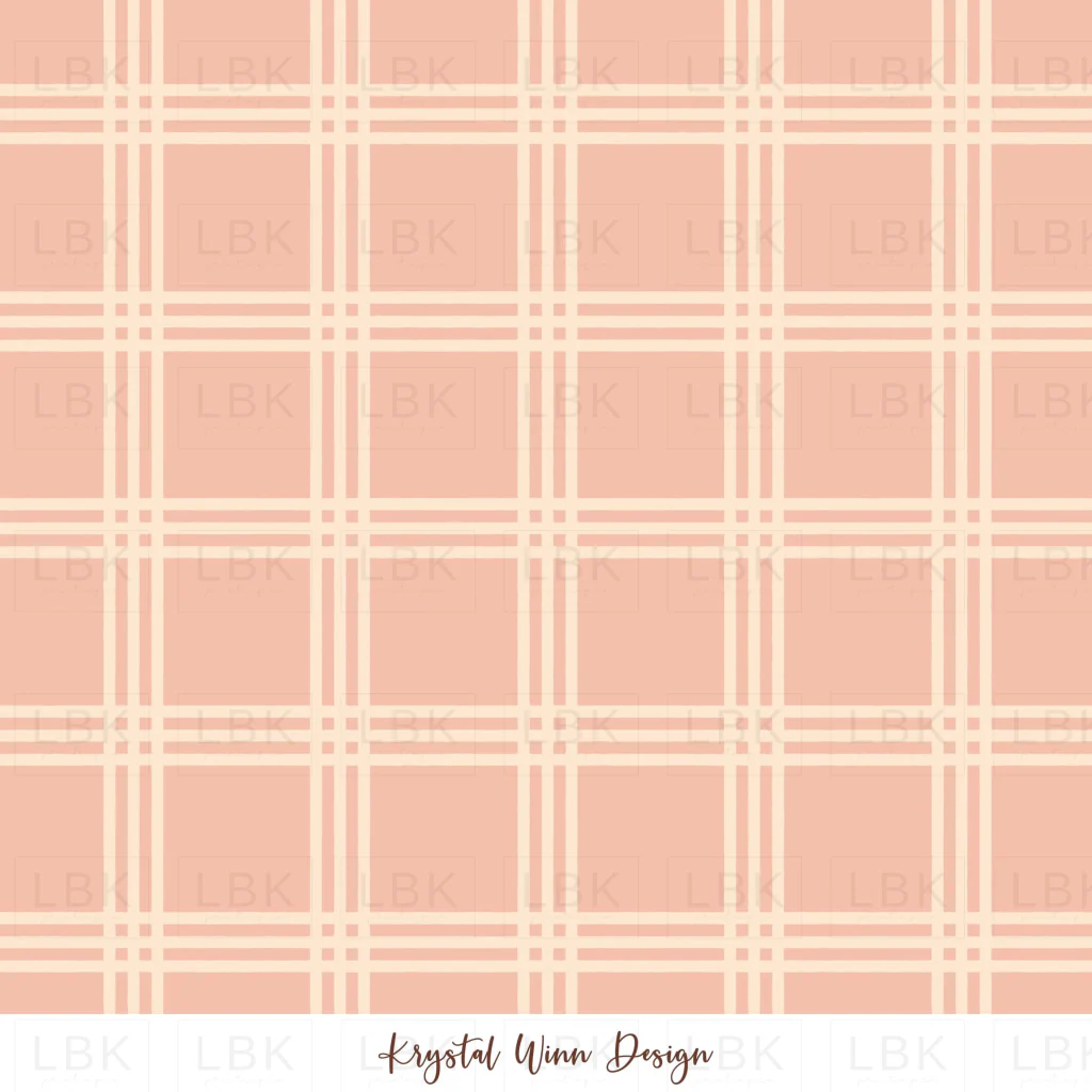 Fall Y'all Plaid Pink