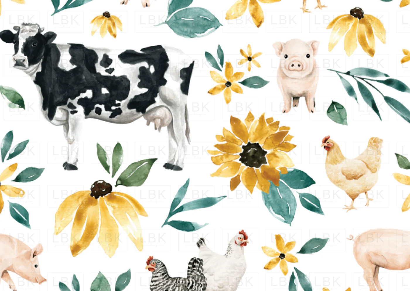 FarmAnimals_Holstein_White