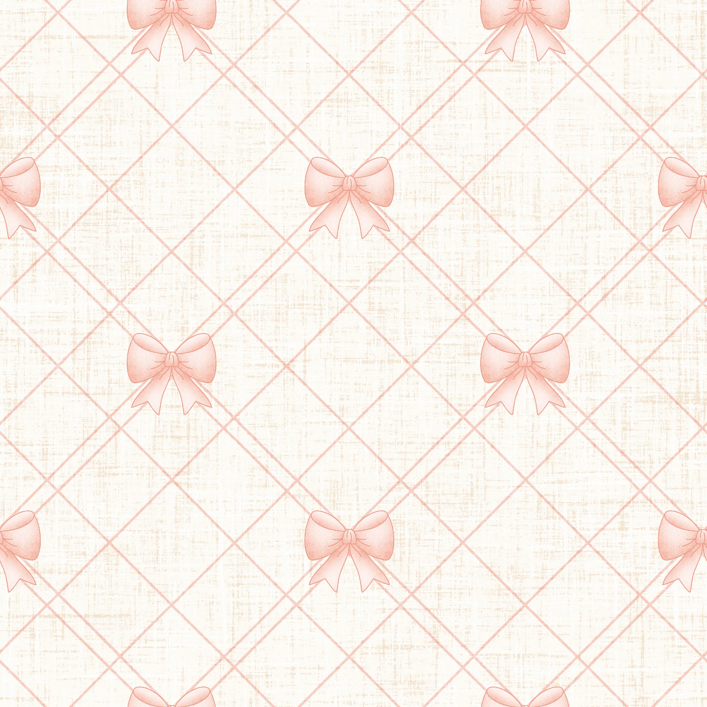 Farmyard Bow Plaid Pink