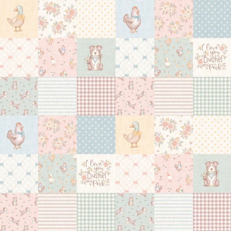 Farmyard Cheater Quilt