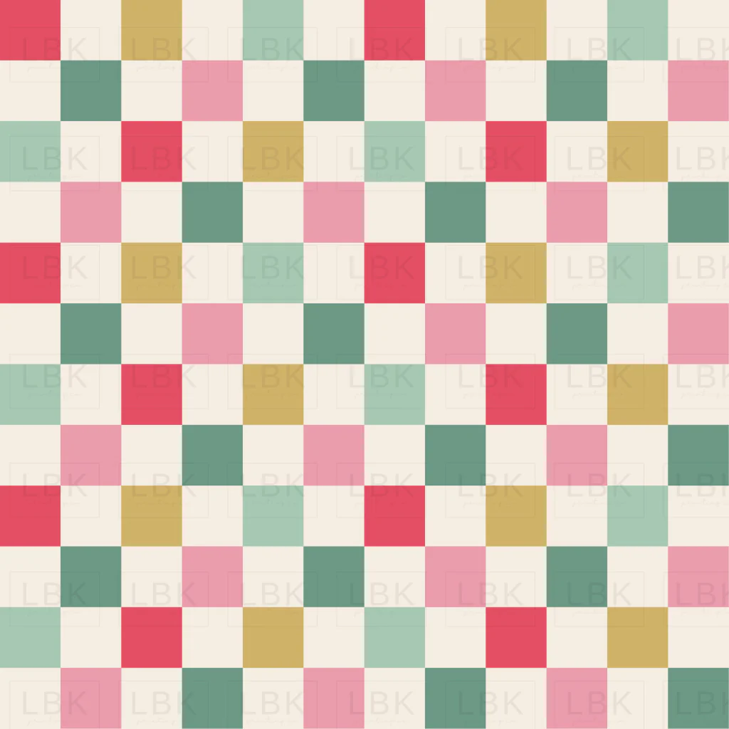 Festive Checker- Bright