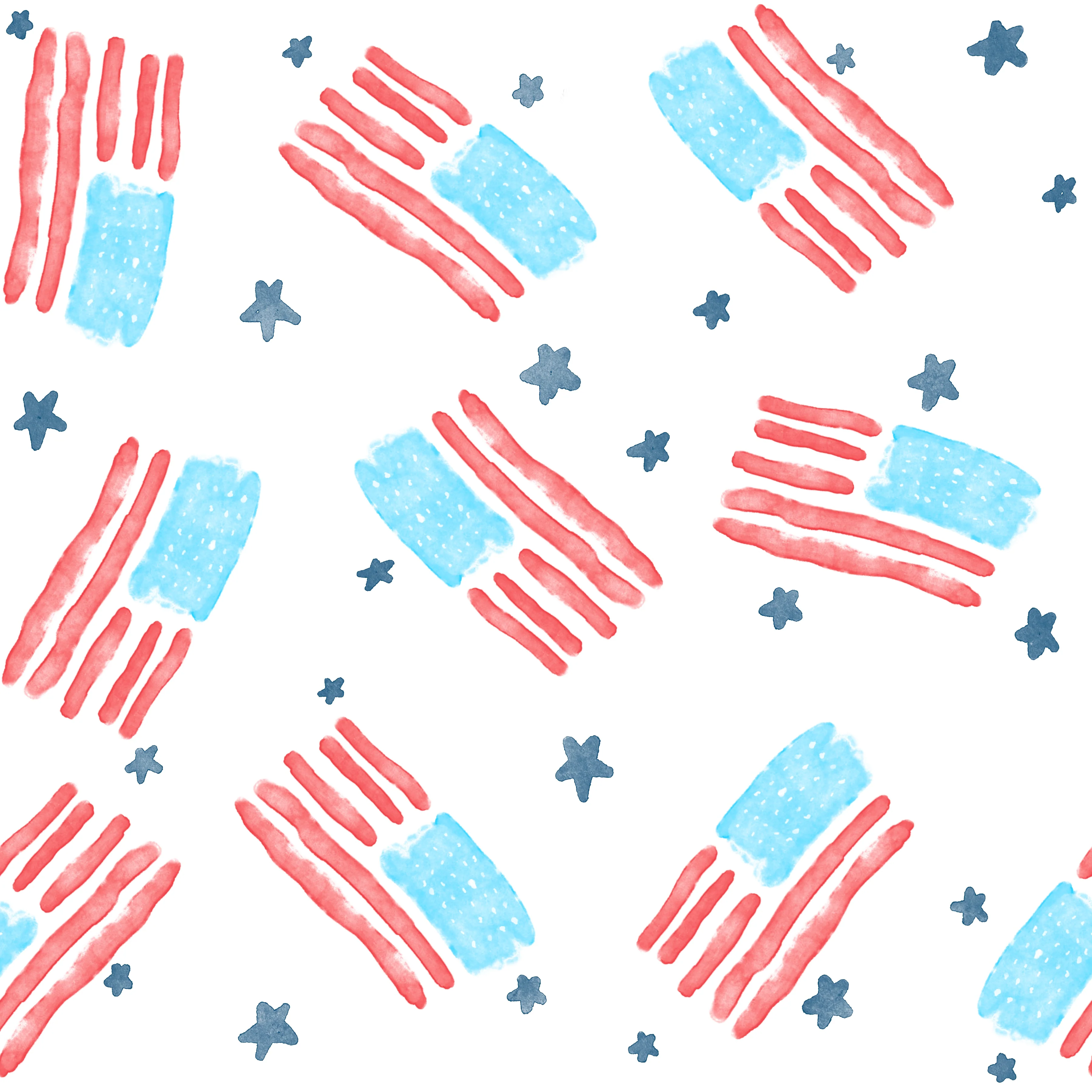 Flag toss white