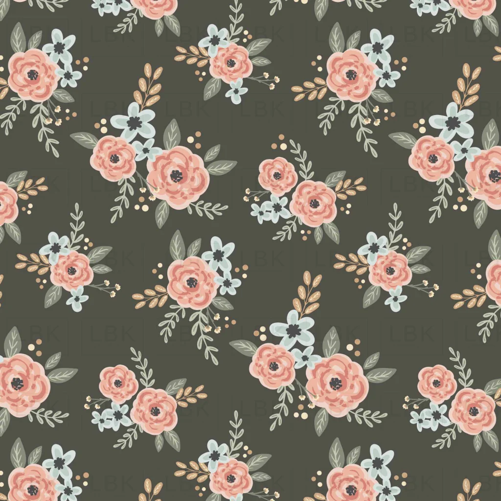 Floral Black
