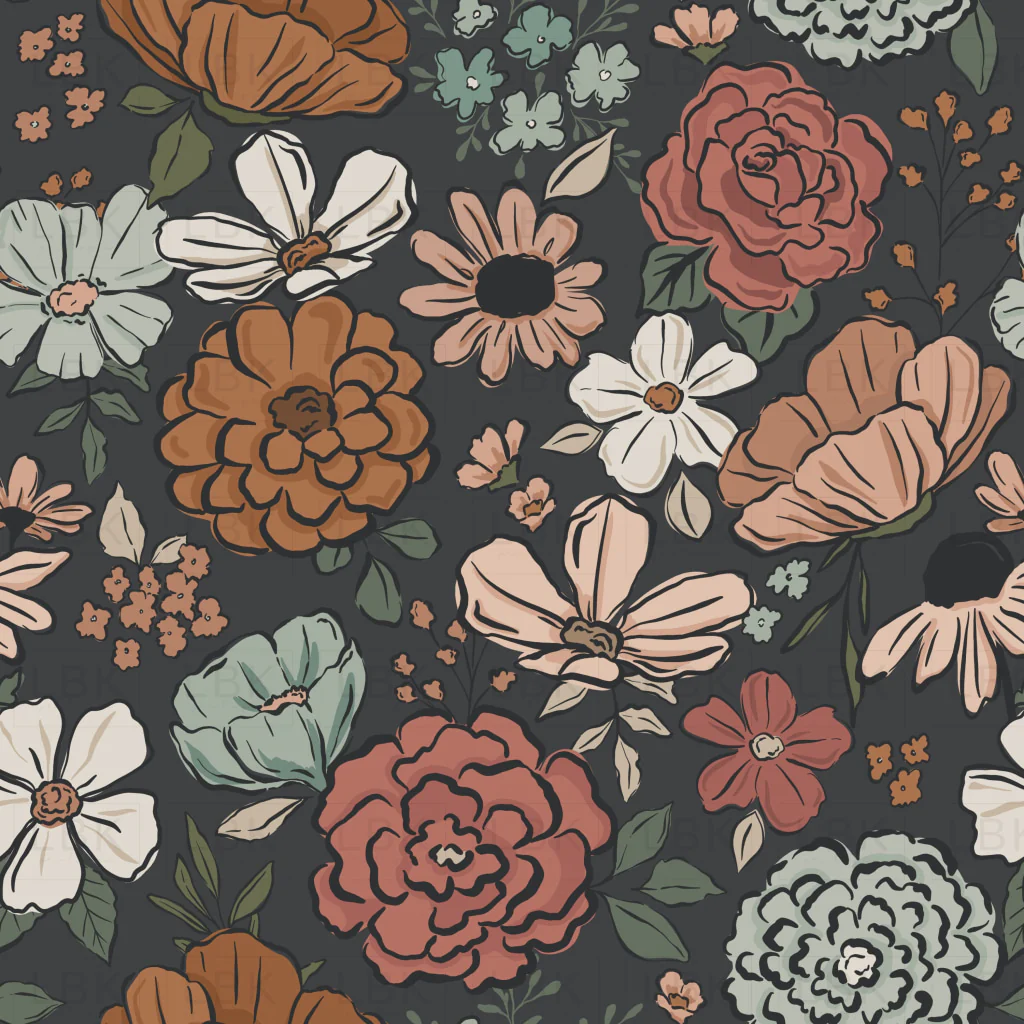 FloralBlossom_DarkGray