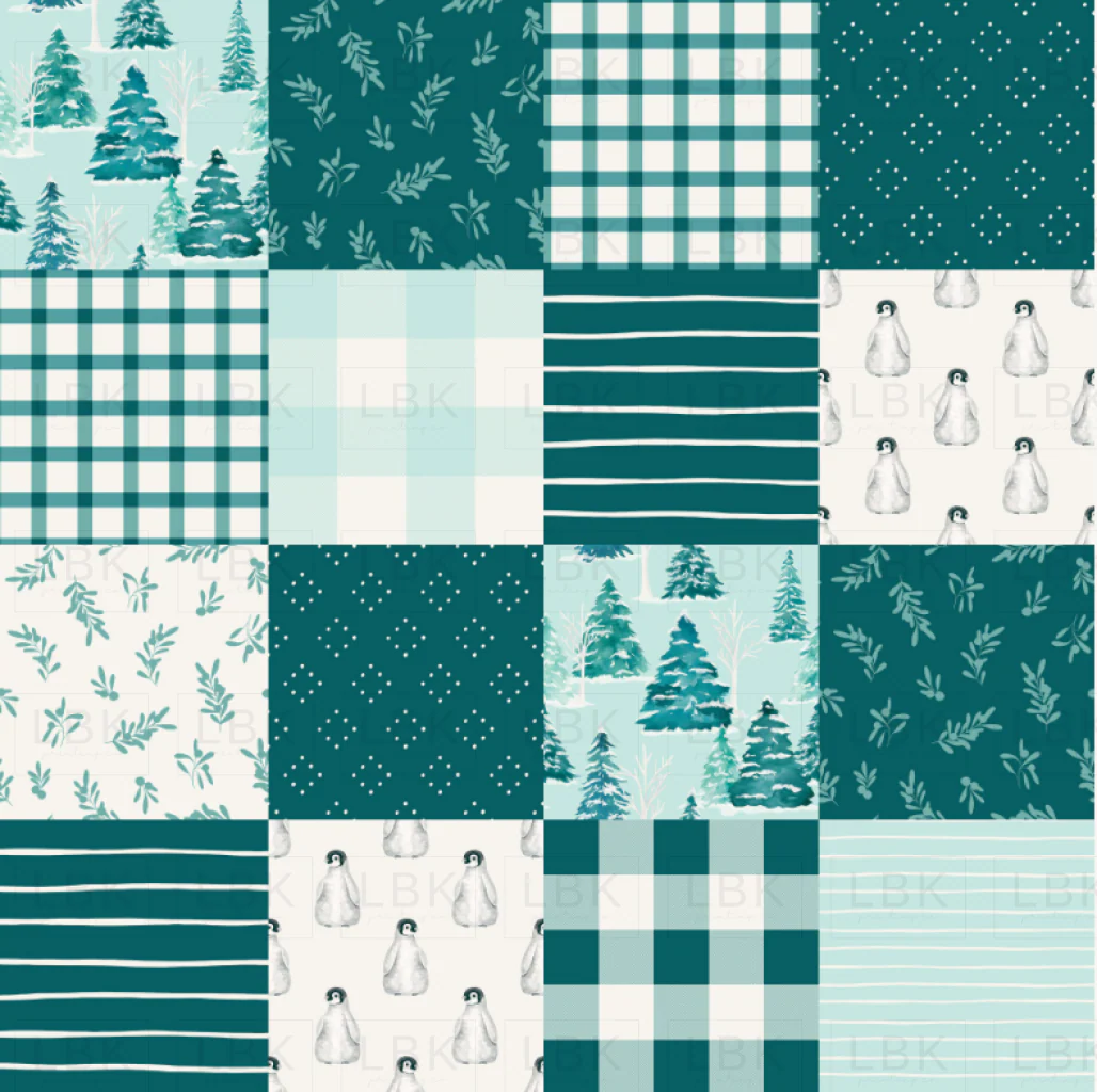 Forest and Frost Patchwork