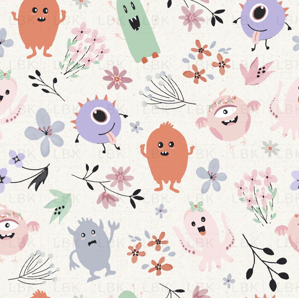 GARDEN MONSTERS PASTEL IN CLOUD