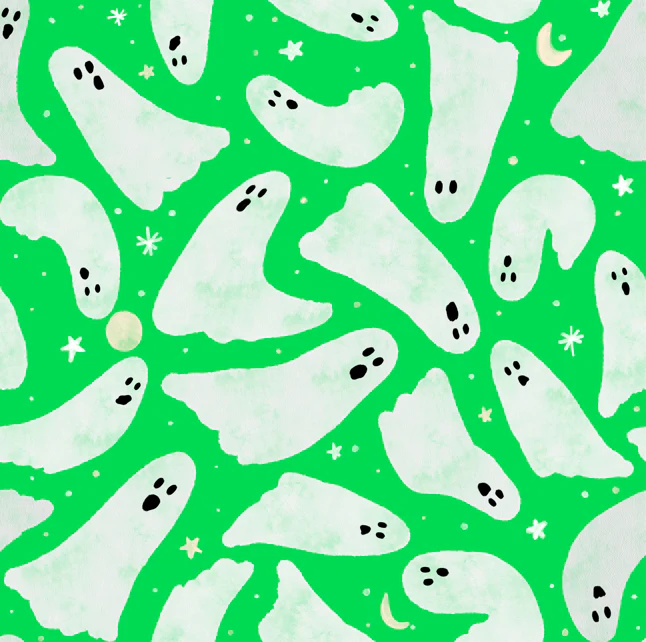 Ghostly breeze - ghoulish green
