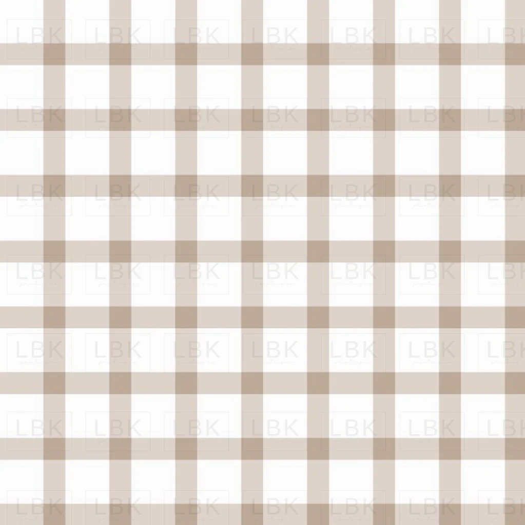 gingham tan