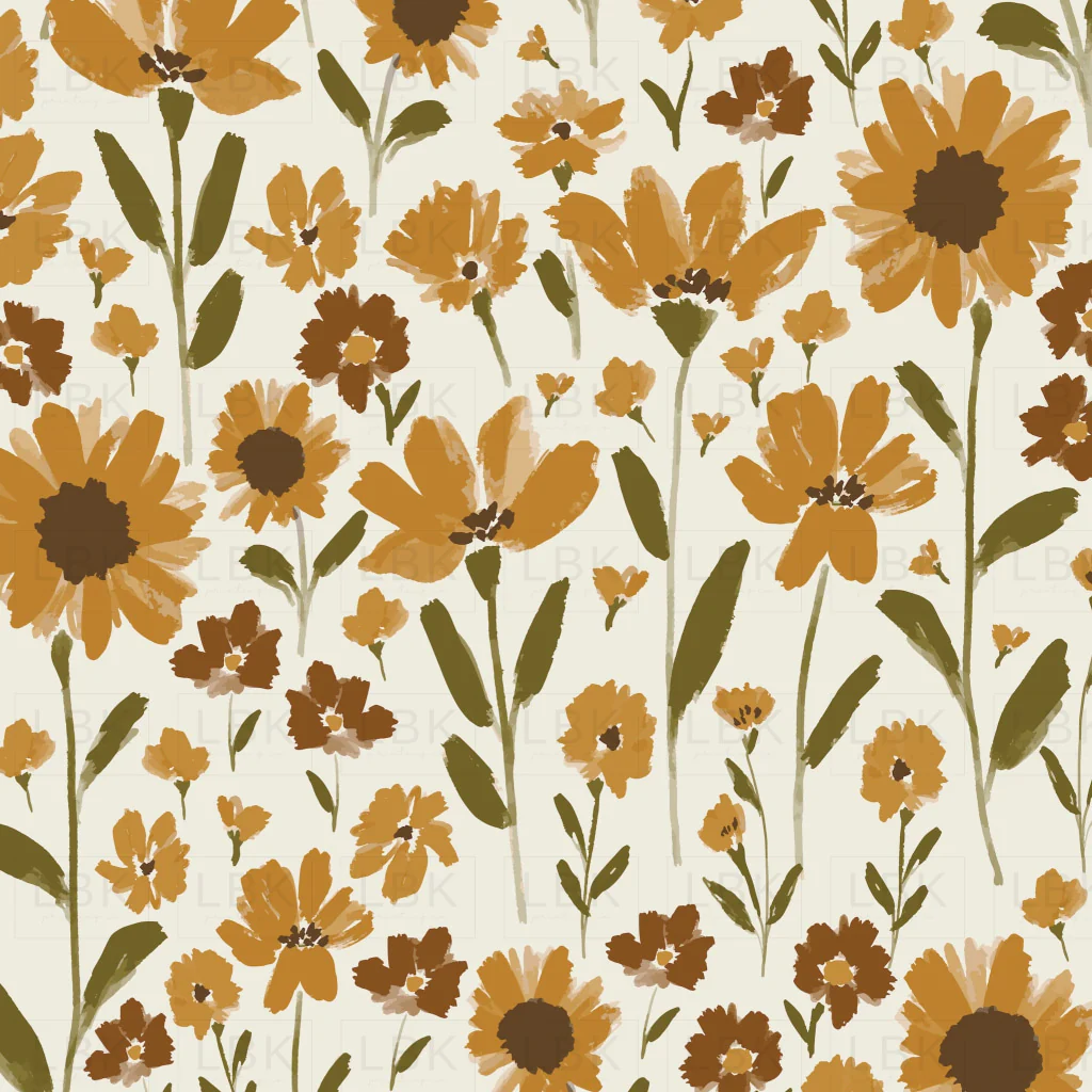 Golden Garden in Cream