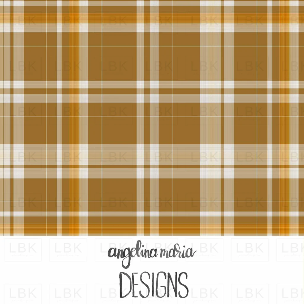 golden plaid