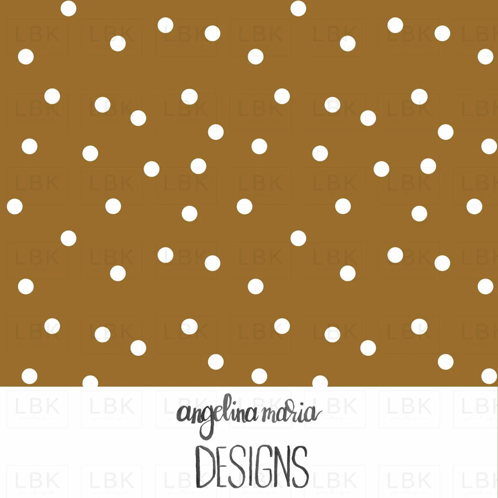 golden polka dot