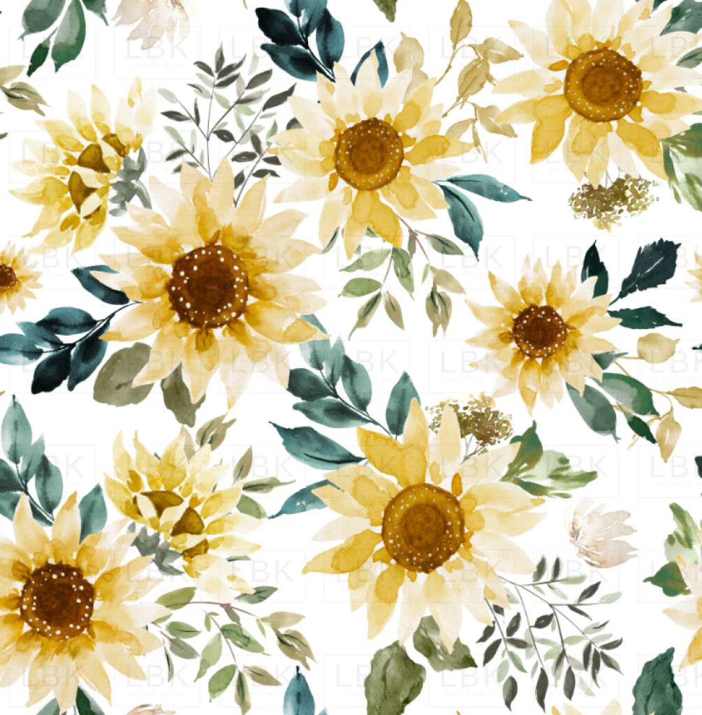 Golden Yellow Sunflowers