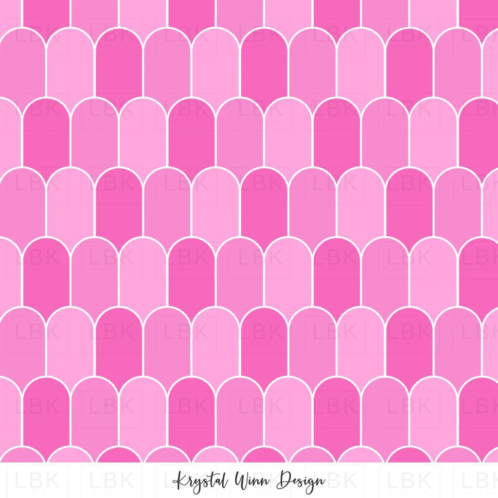Groovy Scallops Pink