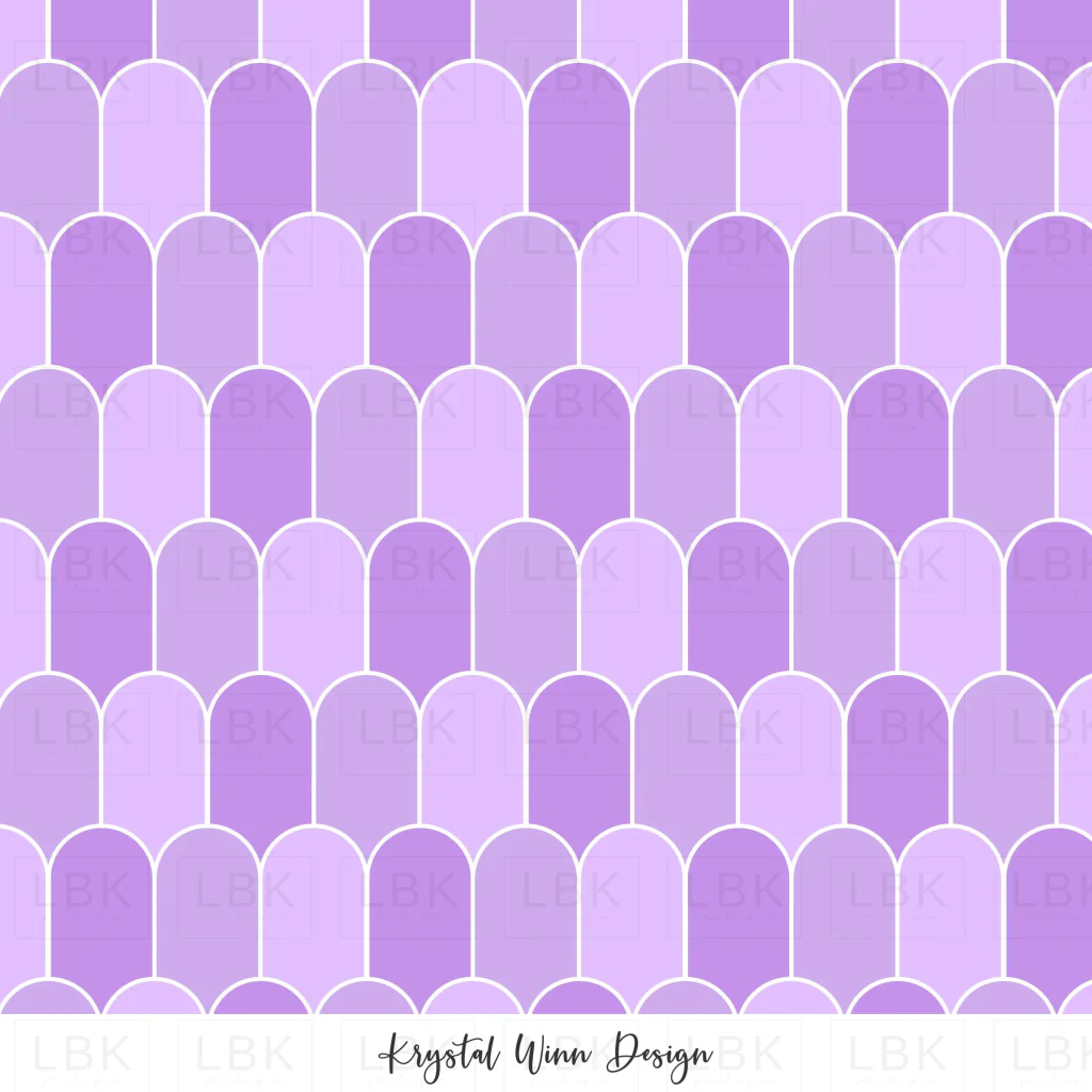 Groovy Scallops Purple