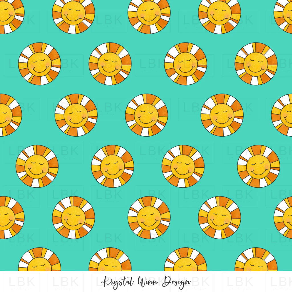 Groovy Suns Teal