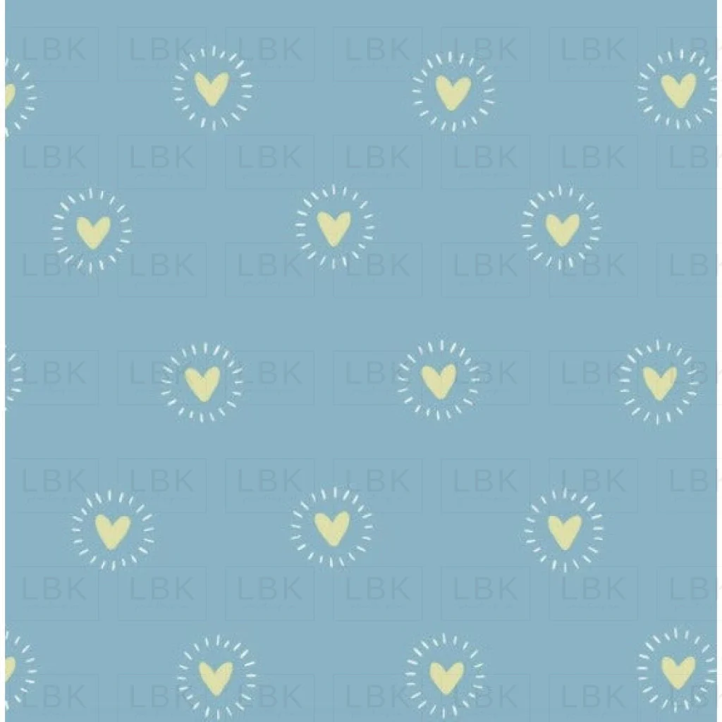 Heart bursts Blue