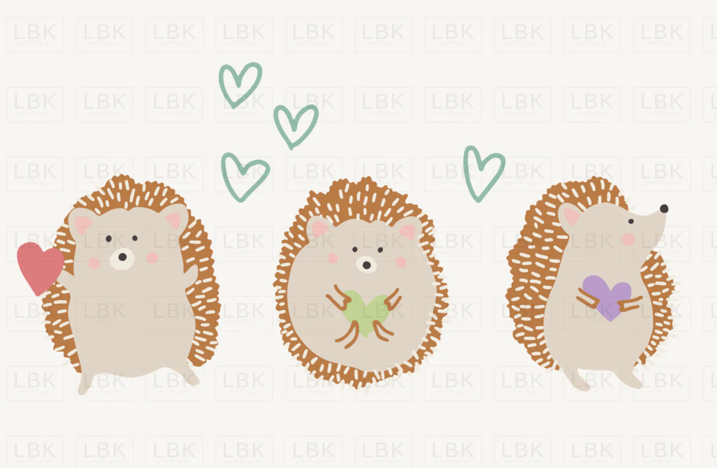 Hedgehogs Panel XOXO