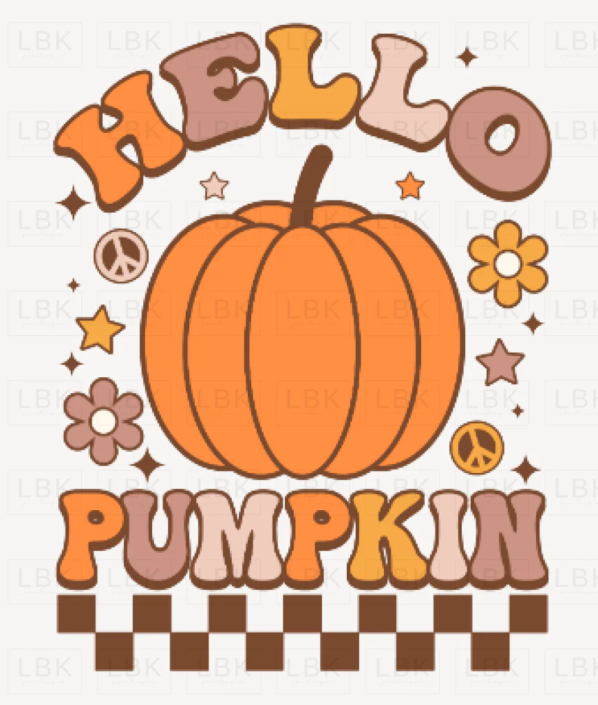 Hello Pumpkin - Groovy- DTF