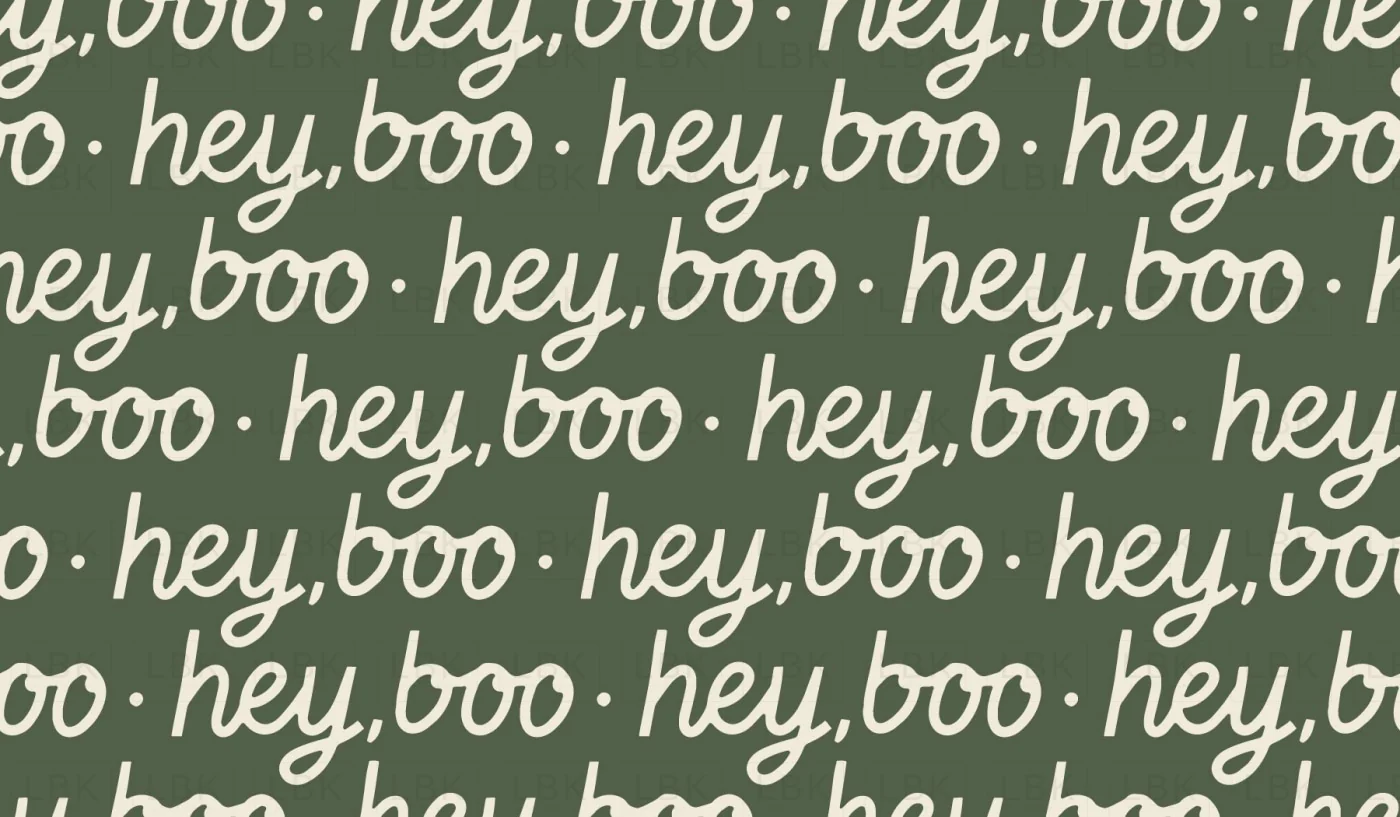 Hey Boo on Green